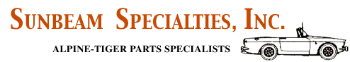 Sunbeam Specialties, Inc. -Alpine-Tiger Parts Specialists
